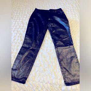 Size 16 lightweight black glitter jeans Penningtons